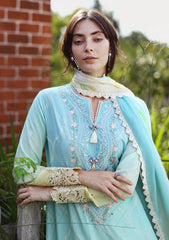 Lawn - Mushq - Solace 26 - Ombre Chikankari - MUNSS#202 - Ethereal Pause