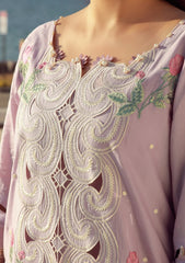 Lawn - Marwat Textiles - Gulmina - Unstitched 25 - D#05 - Muave Magic