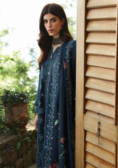 Winter Collection - Qalamkar - Qlinekari - Linen 24 - QLK24#10 - Tula