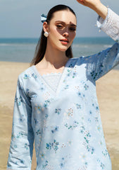 Lawn - Farasha - Aurea - Eid Summer 25 - Moonlit Blue