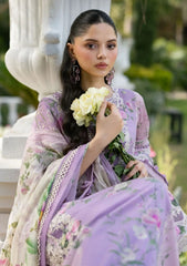 Lawn - Elaf Premium - Signature Embroidered 26 - Vol II - ESG#01B - BIANCA