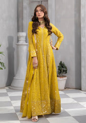 Pret Collection - Manahils - Safiyya - KURTI 099 - Mehendi