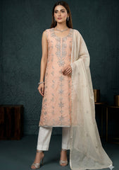 Formals - Riwaj - Fancy 26 - Gotta Work - 2 Pcs - D#03 - Beige & Peach