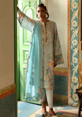 Lawn - Zaha - Nagina Unstitched 25 - SHEHRBANO (ZF-25-03)