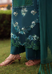 Lawn - Sardinia - Embroidered Eid Edit 26 - SC#1708 - Hillside Teal