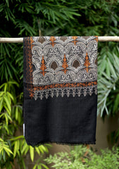Pashmina Ari Work Scarf D - 01 - Black
