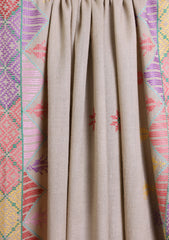 Pashmina Needle Work Jaaldar Shawl D#11 - Skin