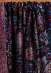 Pashmina Jamawar Shawl D#180 - Black