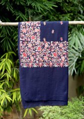 Pashmina Emb Jaaldar Shawl D - 06 - N Blue