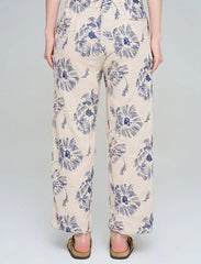 Pret - Moven - Wide-Leg Trousers with Floral Embroidery and Sequin Details - Skin