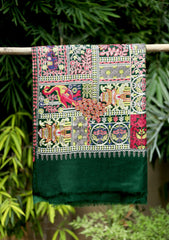 Pashmina Ari Work Scarf D - 24 - D Green
