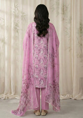 Lawn - Rubaaiyat - Chikankari 26 - Organza Dupatta - D#02 - Pink