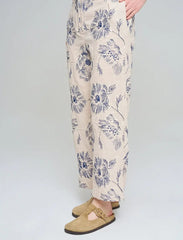 Pret - Moven - Wide-Leg Trousers with Floral Embroidery and Sequin Details - Skin