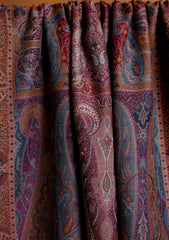 Pashmina Jamawar Shawl D#15 - Magenta