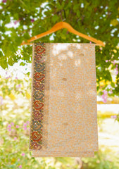 Digital Printed Lawn Shawl Qalamkar Patch D - 01 - G Grey