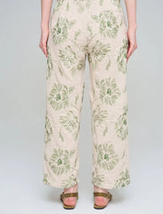 Pret - Moven - Wide-Leg Trousers with Floral Embroidery and Sequin Details - Skin