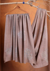 Pashmina Needle Work Shawl D#16 - Skin