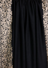 Pashmina Ari Work Border Shawl D#03 - Black 1