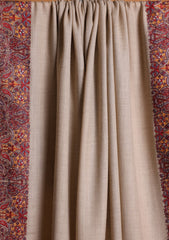 Pashmina Embroidered Border Shawl D#12 - Skin 1