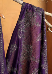 Karandi Embroidered Shawl D#02 - Purple