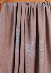 Pashmina Needle Work Shawl D#16 - Skin