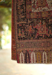 Pashmina Jamawar Shawl D - 48 - Skin
