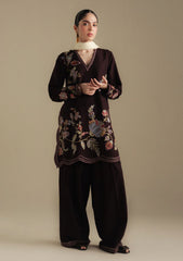 Winter - Coco By Zara Shahjahan - Unstitched 25 - CWU#3A - BERRY