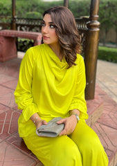 Pret - Manahils - Allechant 25 - Cowl Neck Lime