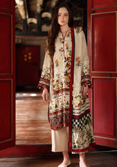 Winter - Gul Ahmed - Printed Linen - LT#62005