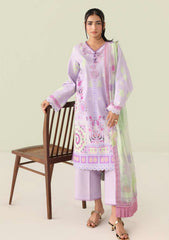 Lawn - Roheenaz - Rosette Unstitched 26 - RUNSS25#63A - AZURE DAYS