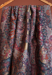 Pashmina Zari Jamawar Shawl D - 23 - Blue