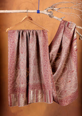 Pashmina Zari Jamawar Shawl D#05 - Skin 5