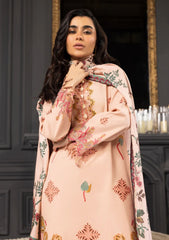 Winter Collection - Rang Rasiya - Carnation Khaddar Shawl - Zimal - D#04