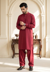 Elite Men Fine Soktas Selvage Soft Plain Cotton Fabric - Carrot