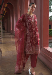 Formals - Zainab Fazlani - Elysian - Luxury Chiffon 25 - ZFEC#05 - Crimson Aura