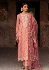 Lawn Collection - Cross Stitch - Premium - CSP24#19 - APRICOT CHARM