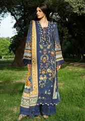 Winter - Elaf Premium - Wilderness - Pashmina Shawl Edit 26 - EWR#3A - BLUES