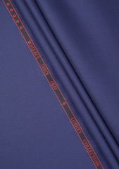 Drago Luxury Micron Super 180's Wool Fabric - R Blue