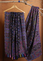 Pashmina Jamawar Shawl D#10 - Black