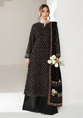 Winter - Riwaj - Velvet Suit - Printed Edit - D#35 - Black 1