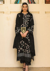 Winter - Sahar - Khaddar/Shawl - Unstitched 25 - AW2-25-02 - Moonlit Noir