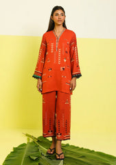 Winter - Sahar - Elara - Printed Fall - 2 Pcs - AW1-25-25 - Rustic Aztec