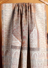 Pashmina Zari Jamawar Shawl D#82 - Skin