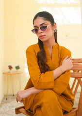 Pret - Zauk - Basics - Drop 1 - Two Piece - Mustard