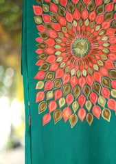 Pashmina Ari Work Scarf D - 09 - Green