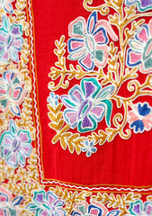 Pashmina Ari Work Scarf D - 12 - Red