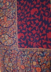 Pashmina Jamawar Shawl D - 49 - N Blue