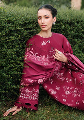 Lawn - Cross Stitch - Eid Edit-II - LWN#0208 - CRIMSON ROYALE