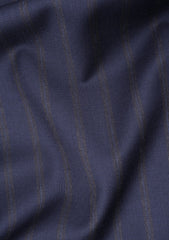 Reda Contemporary Classic Super 110's Wool Fabric - Blue