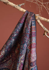 Pashmina Zari Jamawar Shawl D - 23 - Blue